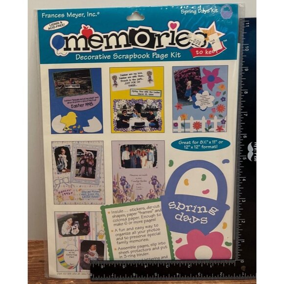 Frances Meyer 5020-018 Spring Days Decorative Scrapbook Page Kit - Picture 2 of 4